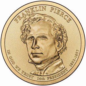 Präsidentendollar 2010 - Franklin Pierce