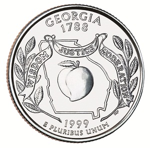 Georgia State Quarter 1999