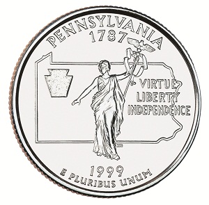 Pennsylvania State Quarter 1999