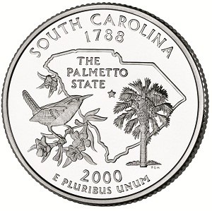 South Carolina State Quarter 2000