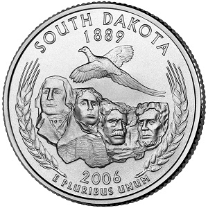 South Dakota State Quarter 2006