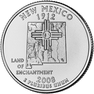 New Mexico State Quarter 2008