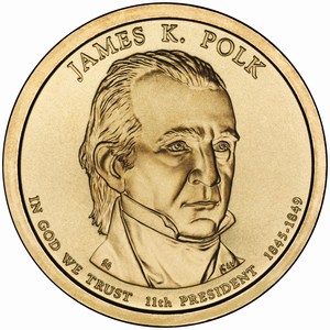 Präsidentendollar 2009 - James K. Polk