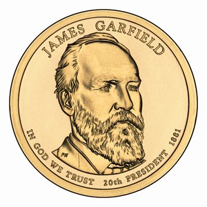 Präsidentendollar 2011 - James A. Garfield