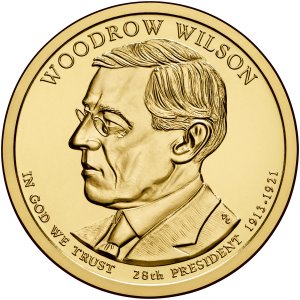 Präsidentendollar 2013 - Woodrow Wilson