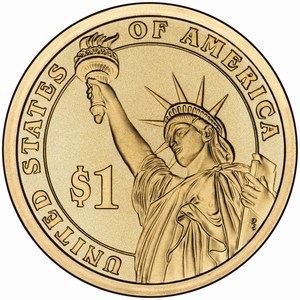 Präsidenten Dollar vorderseite