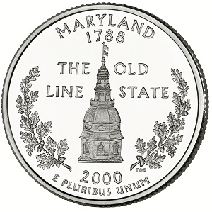 Maryland State Quarter 2000