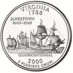Virginia State Quarter 2000