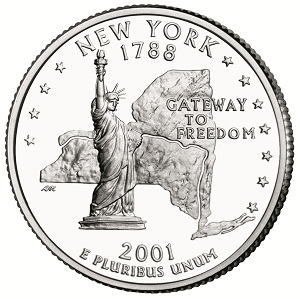 New York State Quarter 2001