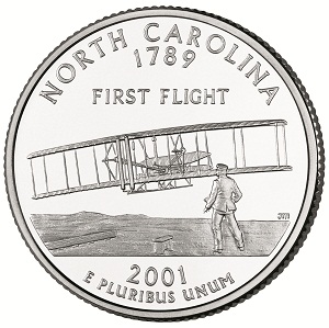 North Carolina State Quarter 2001