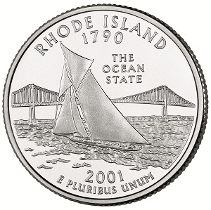 Rhode Island State Quarter 2001