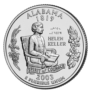 Alabama State Quarter 2003