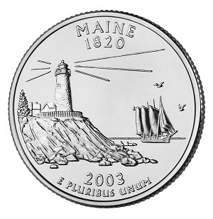 Maine State Quarter 2003