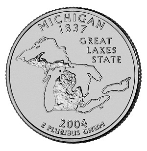 Michigan State Quarter 2004
