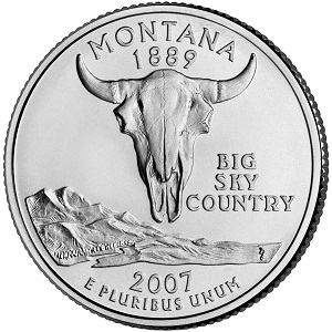 Monatana State Quarter 2007