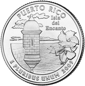 Puerto Rico State Quarter 2009